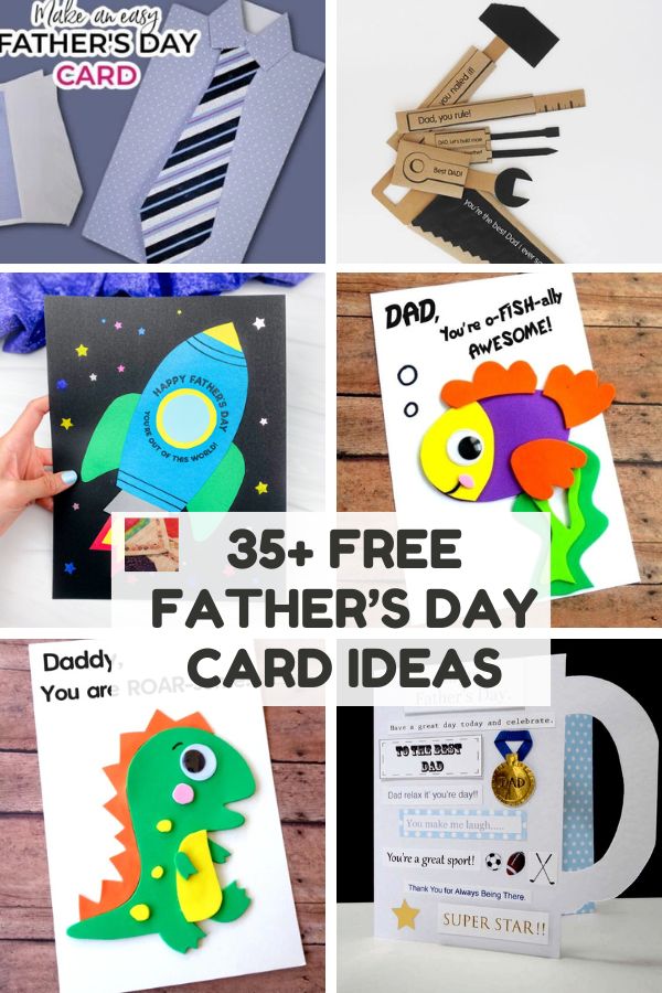 35+ Easy Father's Day Card Ideas for Kids and Adults to Make