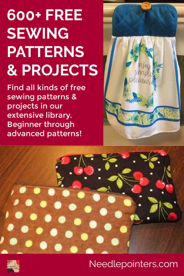 OVER 600 FREE SEWING PATTERNS AND PROJECTS