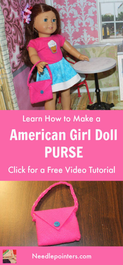18 inch doll purse