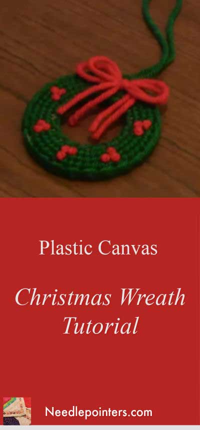 Christmas Wreath Plastic Canvas