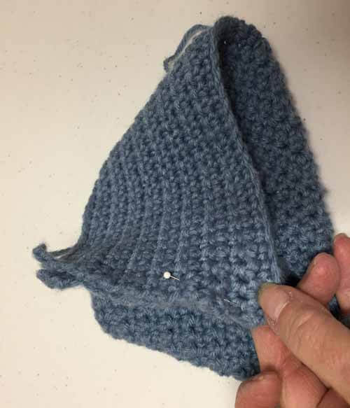 Doll Crocheted Shoulder Wrap - Pin