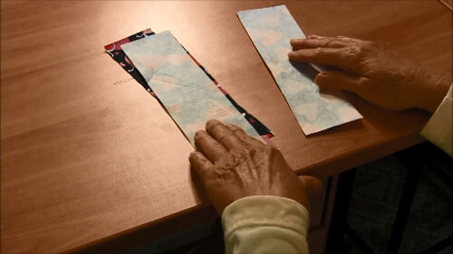 Fabric Bookmark Tutorial - Layer Fabric