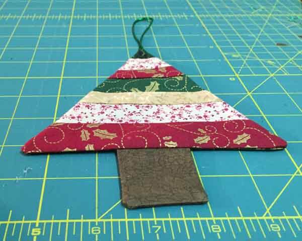Fabric Christmas Tree Ornament
