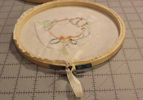 Fall Hoop Embroidery Decor