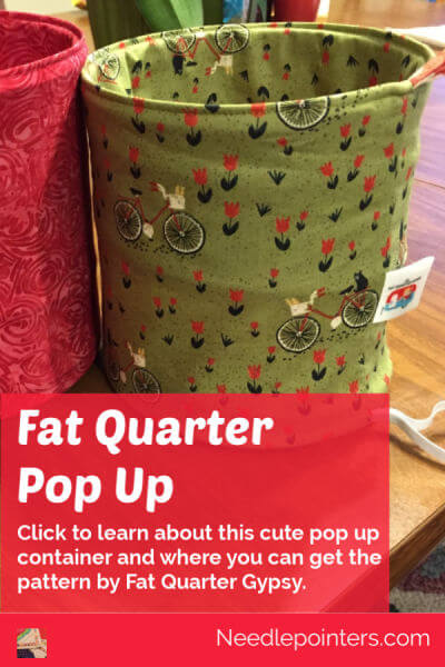 Fat Quarter Pop Up Container - Pin