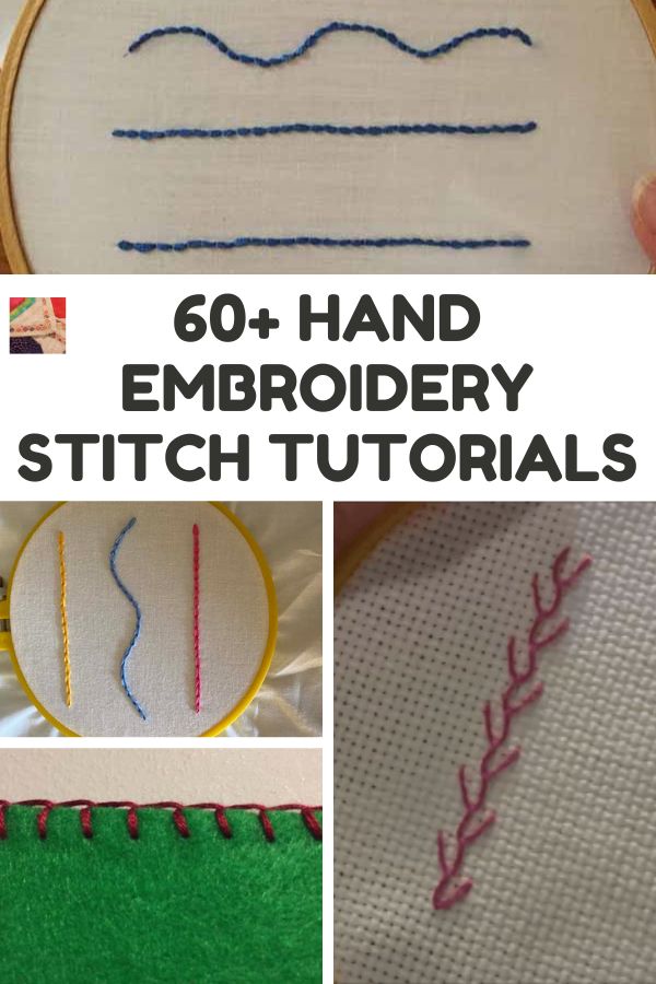 Tutorials of Hand Embroidery Stitches