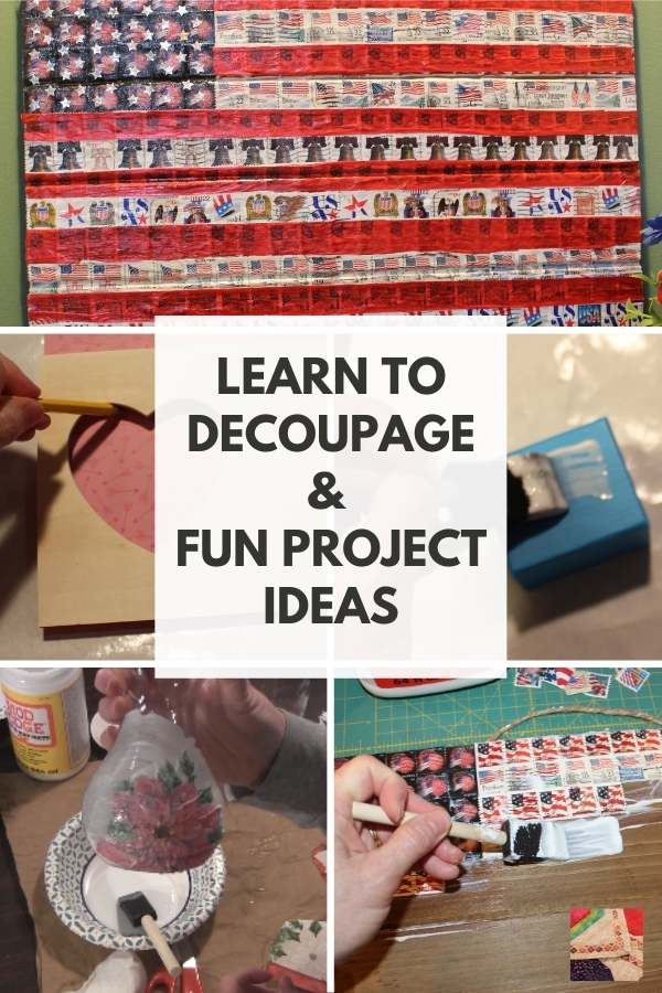 Decoupage and Mod Podge Art Tutorials and Projects