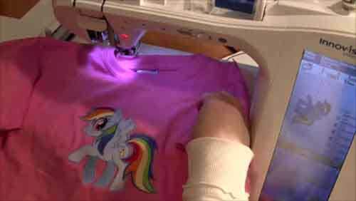 How to Machine Embroider a T-shirt