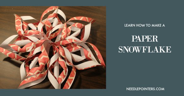 Make a Paper Snowflake - facebook ad