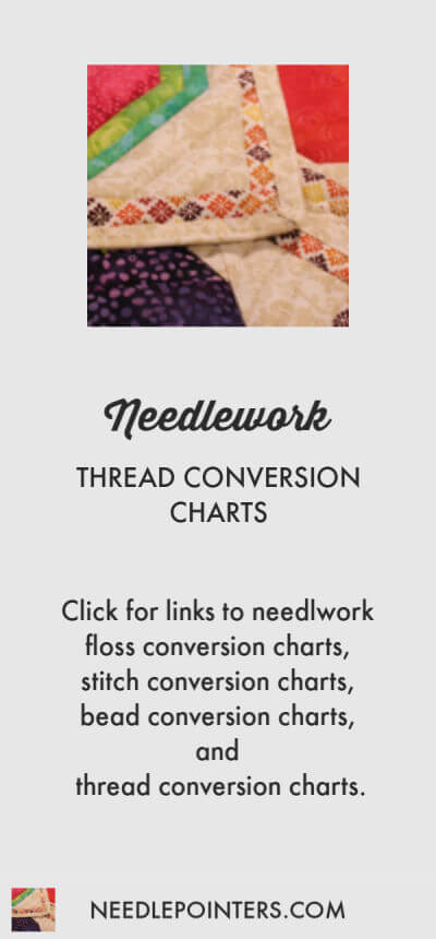 Needlepoint Thread Conversion Chart