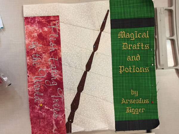 Paper Pieced Pattern - Harry Potter Block 1