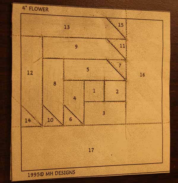Foundation Paper Piecing Tutorial - Pattern Sample