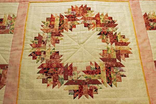 Paper Pieced Quilted Table Runner