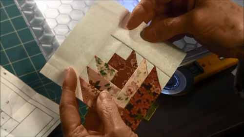 Foundation Paper Piecing Tutorial - Finished Block