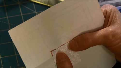 Foundation Paper Piecing Tutorial - Place 2nd fabric