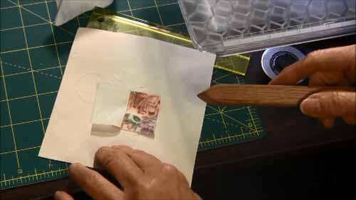 Foundation Paper Piecing Tutorial - Press seam open