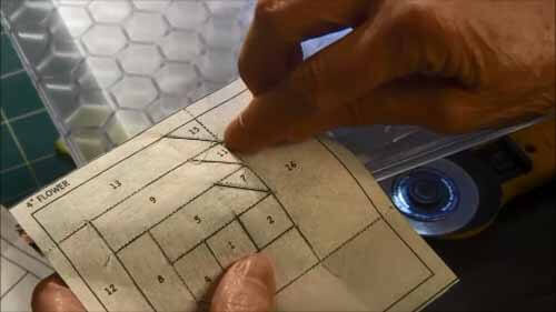 Foundation Paper Piecing Tutorial - Sew across seam allowance
