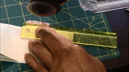 Foundation Paper Piecing Tutorial - Trim Fabric