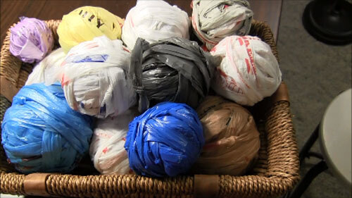 Plastic Bag Yarn Tutorial - BasketYarn Balls