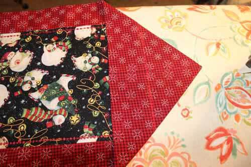 Quick Table Runner - Finished End
