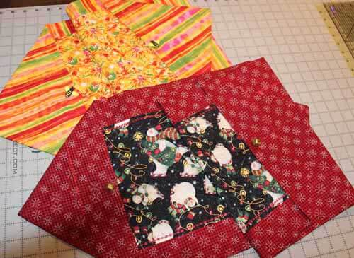 Quick Table Runner - Two Finished Table runners