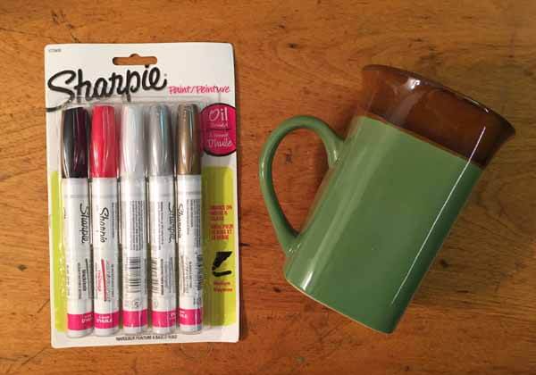 Sharpie Mug Tutorial - Supplies
