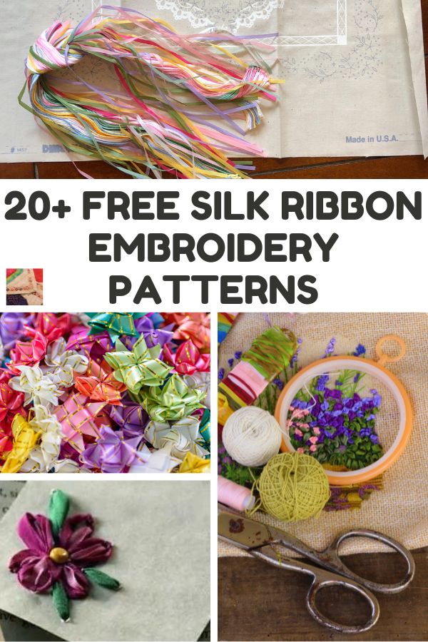 Free Silk Ribbon Embroidery Designs and Projects
