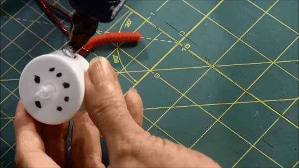 Snowman Tea Light Ornament - Add Glue