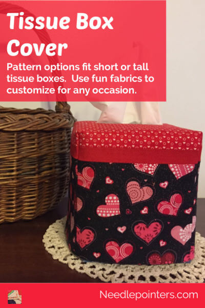Valentines Tissue Box Cover Project - Pin