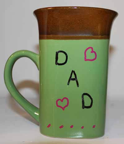 Sharpie Mug Tutorial - Father's Day Mug