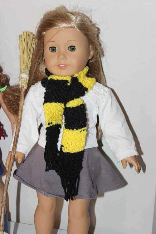 Harry Potter theme doll scarf