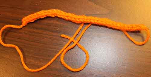 American Girl Doll Knitted Trick or Treat Bag - Icord