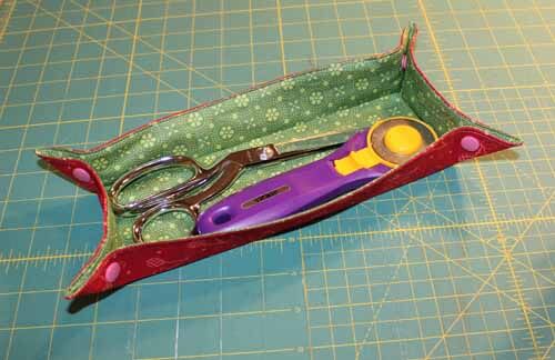 Fabric Tray Tutorial - Rectangle Tray