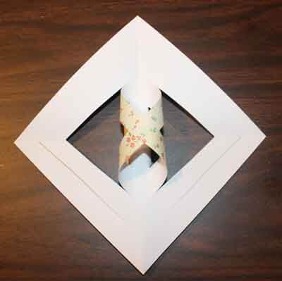 3D Paper Snowflake Tutorial - 2nd twist & glue