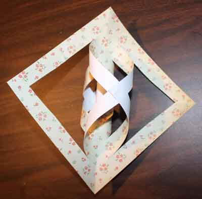 3D Paper Snowflake Tutorial - 3rd twist & glue