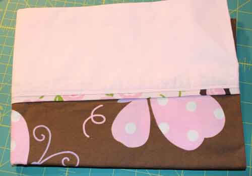 How to make a Pillowcase - Finished Pillowcase