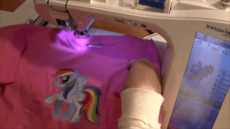How to Machine Embroider a T-shirt