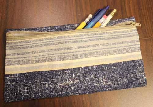 Zippered Pencil Bag