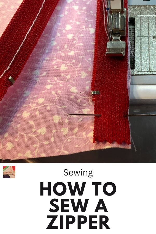 How to Sew a Zipper - pin
