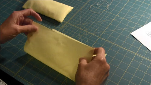 Doll Bed Pillow Tutorial Folding