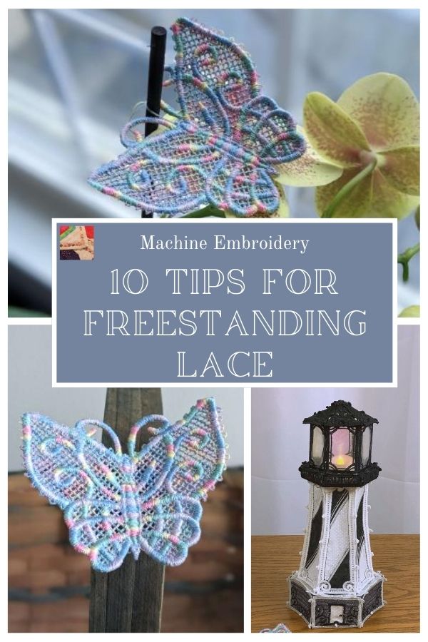 10 Tips for Success with Freestanding Lace Projects - pin