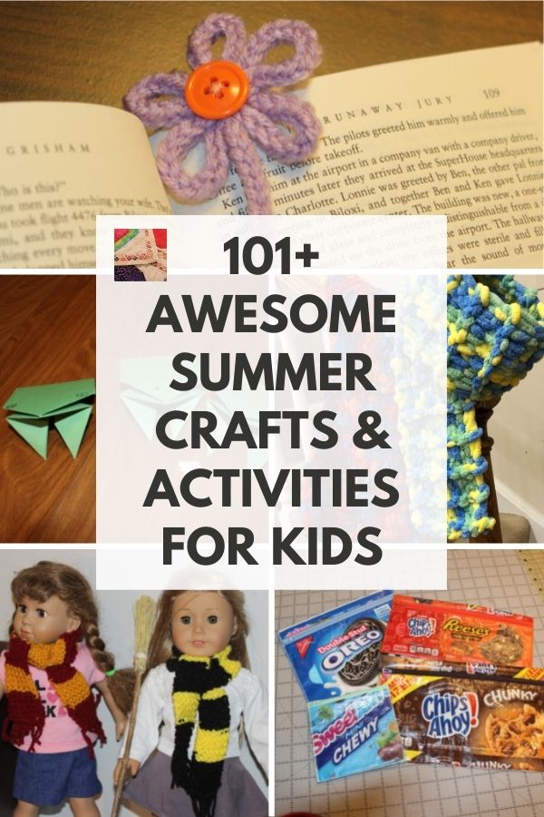 101+ Summer Crafts & Activities for Kids - pin 2
