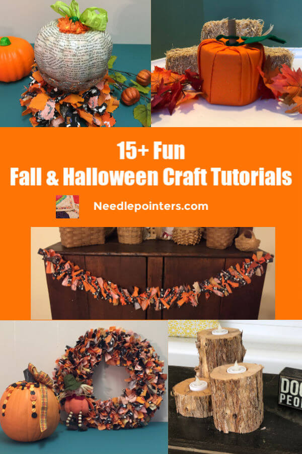 15+ Fall and Halloween Crafts Decor pin