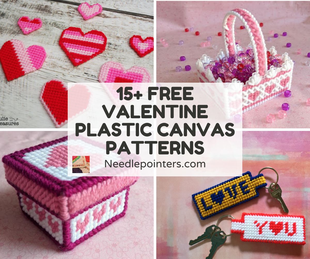 15+ Free Plastic Canvas Valentine Patterns | Needlepointers.com