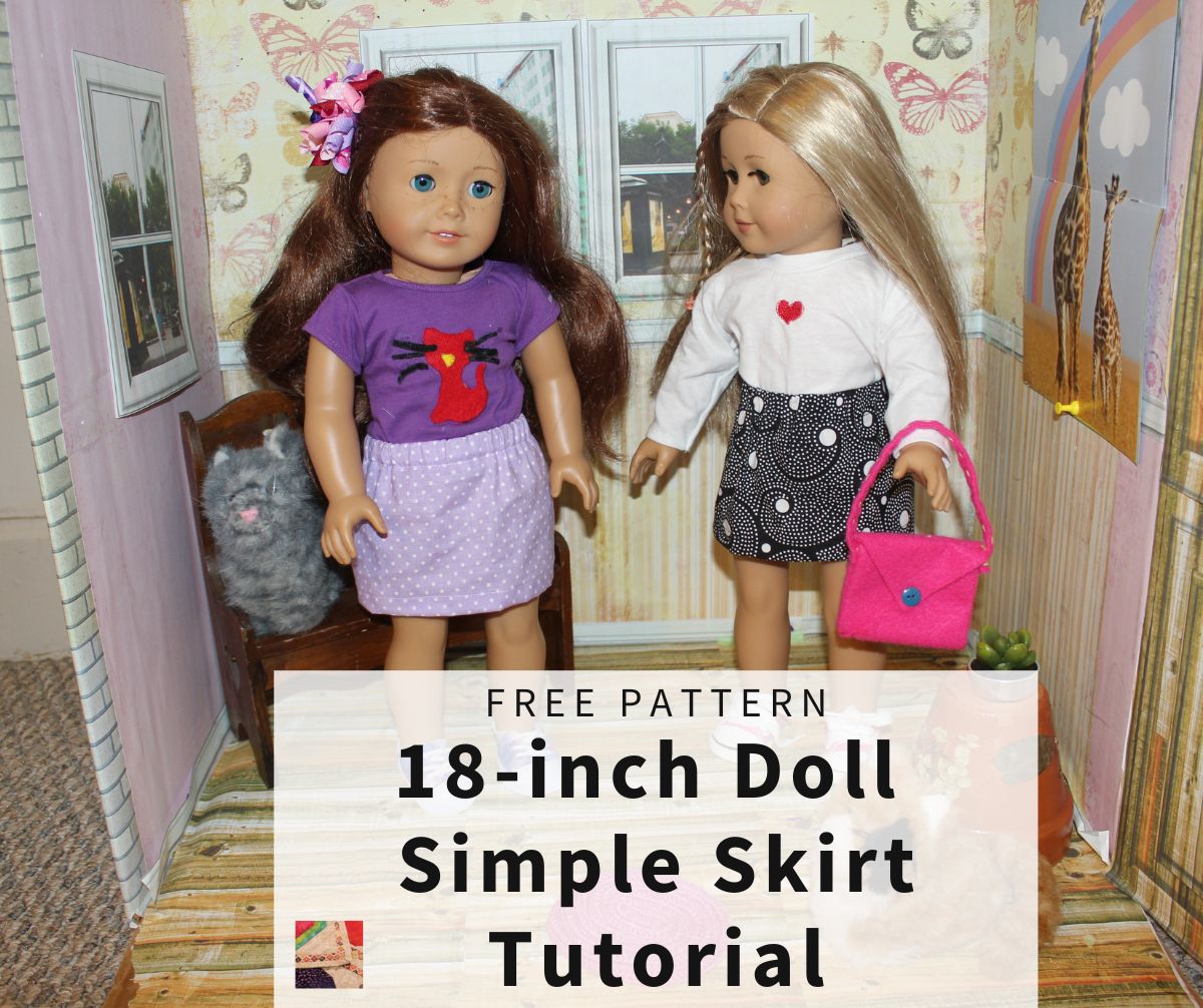 How to Sew a No-Pattern Bubble Skirt for American Girl Dolls