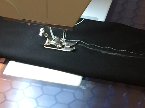 18-inch Doll Simple Tights Tutorial Sew along marked line