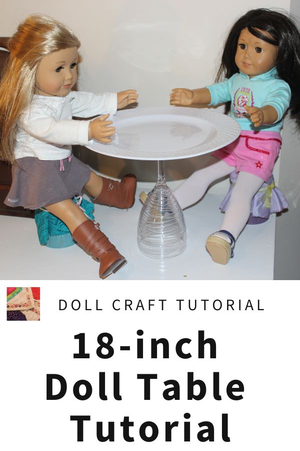 18 inch Doll Table