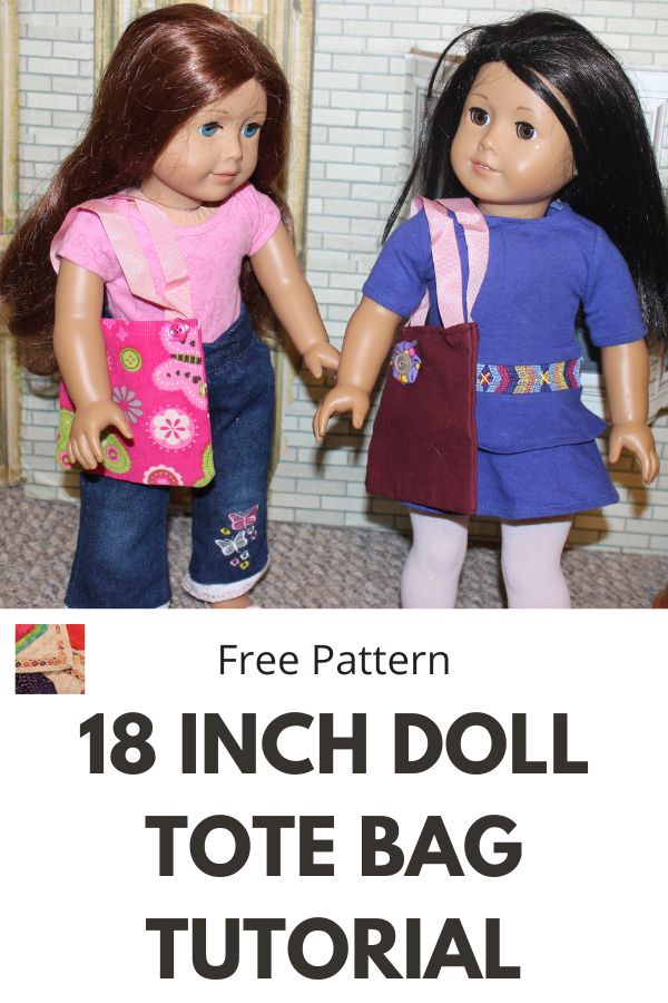 18" Doll Tote Bag Tutorial