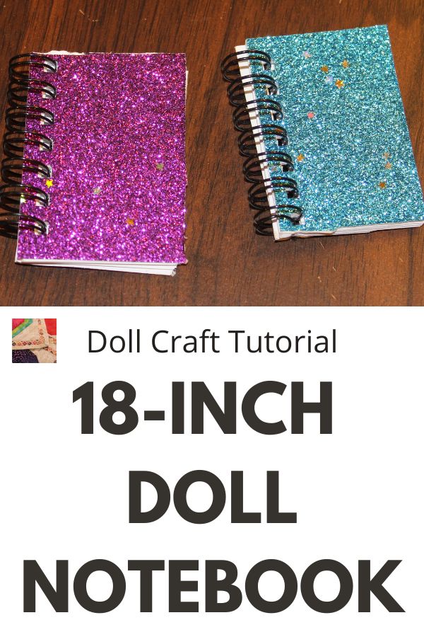 18 inch Doll Notebook Tutorial - pin