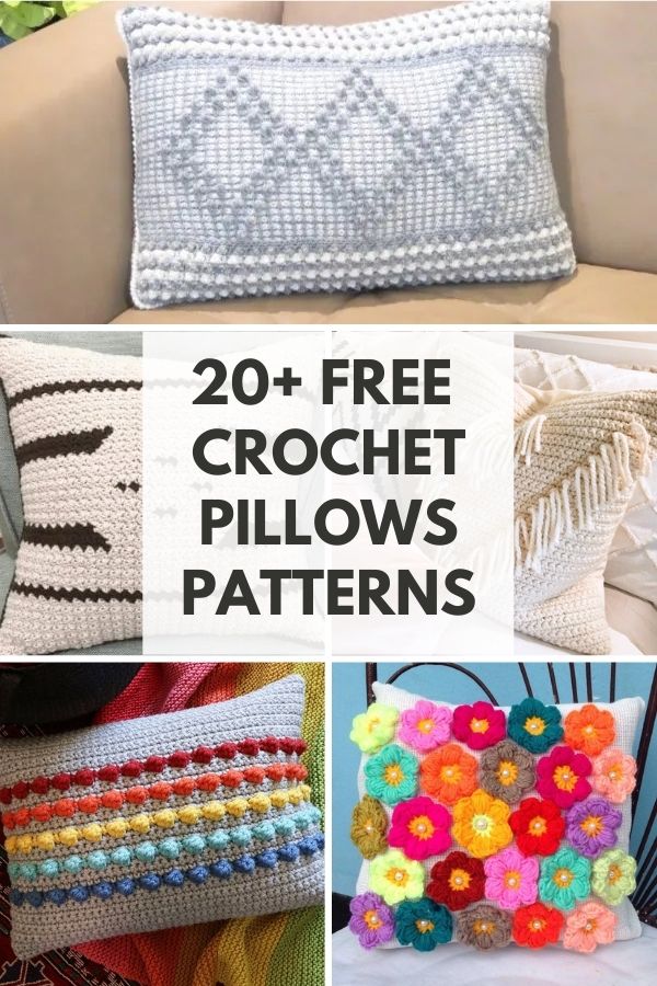 Free Crochet Pillow Patterns and Crochet Pillow Covers